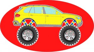 Какого ЦВЕТА автомобиль? Изучаем разноцветные машинки Монстр Трак