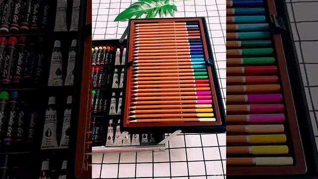 Детский набор для рисования и творчества в чемодане на 145 предметов смотреть онлайн