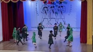 убыхский танец. ансамбль адац