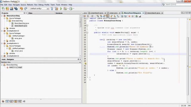 binary search in java- tagalog XD
