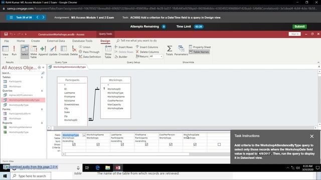 Ms Access Module 1 and Module 2 Exam | MindTap Cengage Exams | Complete Academic Help