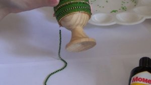 Пасхальные яйца из бисера