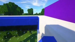 Хай тек радужный дом в Minecraft!