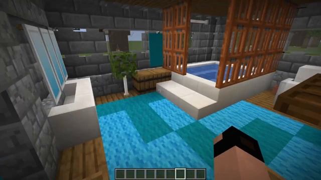Красивый дом СТАРТОВАЯ БАЗА (ОБЗОР) как построить Minecraft 1.15 смотреть онлайн
