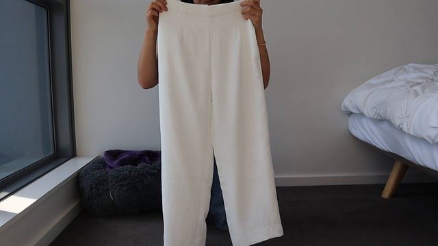 KOOKAI PANTS TRY ON | Kookai Oyster Pants | Petite friendly? смотреть онлайн