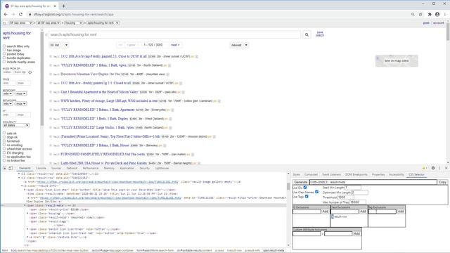 Demo of CSS Selector Finder for Chrome Devtools смотреть онлайн