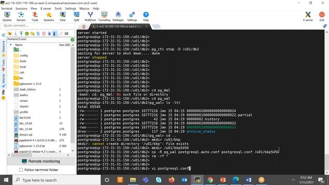 PostgreSQL Backup and Recovery , Replication Setup смотреть онлайн