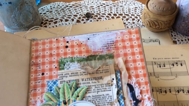 Скрапбукинг. Кулинарная книга "Уютные рецепты" ( handmade recipe book)