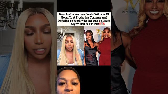 #porshaguobadia went to production and backstabbed #neneleakes on a comedy skit she low down!