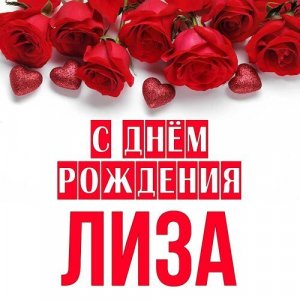 С днем рождения Лиза!