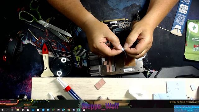 Замена термопрокладок на Palit RTX2060 Gaming Pro OC.