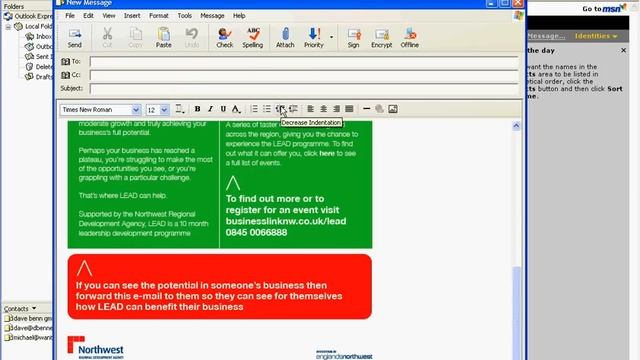 How to Create HTML Email in Outlook Express (OE) Email Client смотреть онлайн