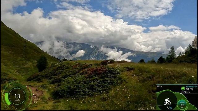 Scenic 30 minute Vinschgau Alps MTB Indoor Cycling Workout Garmin 4K Video смотреть онлайн