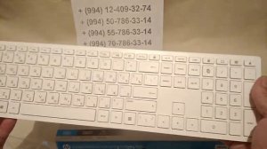 Беспроводная клавиатура и мышь HP Pavilion 800 White (4CF00AA) в Баку / Bakida