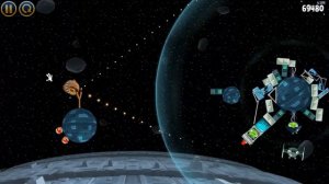 Angry Birds Star Wars. Death Star. 3 star Walkthrough 2-35 level