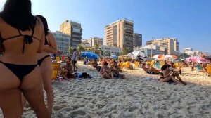?? Walking tour on LEBLON BEACH 4K ⁶⁰ | BRAZIL