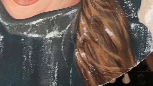 ПОРТРЕТ акрилом на холсте смотреть онлайн