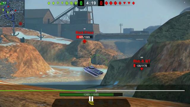 Löwe. Каньен.Встречный бой.Wot blitz