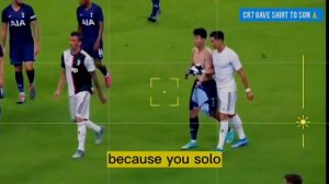 Son showed respect to Cristiano Ronaldo!!?????