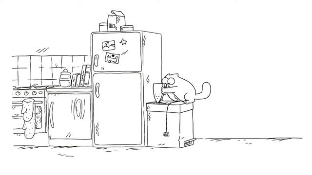 56 Кот Саймона Объедки для кота смотреть онлайн