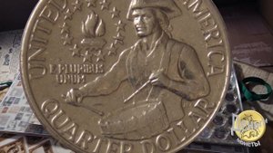 Монеты США. Набор Американских монет: "200лет независимости США" (квотер, 50 центов и доллар )