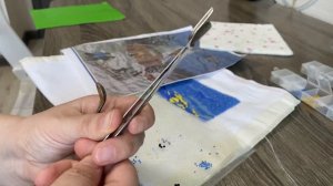 Приспособление и материалы для вышивки бисером