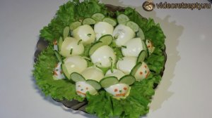 Закуска мышата из яиц - Stuffed eggs