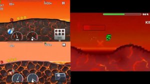 Geometry Dash & Hill Climb Racing, Stunt Racing (Side By Side) Hill Climb Racing by Delta Revenge