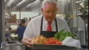 Wendy's Commercial featuring the late Dave Thomas