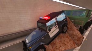 Beamng drive - полицейская погоня 6 | HITGAMEZ