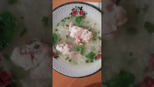 Рисовый суп с курицей