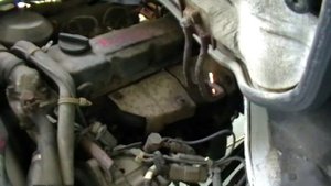 Nissan Atlas TD27 Тестирование ДВС