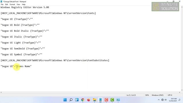 How to change Font in your Computer Windows 11 (2024)