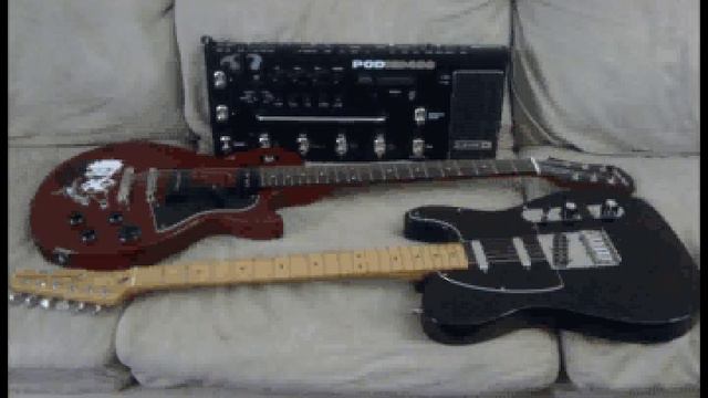 Line 6 Pod HD400 - Fender Deluxe Reverb смотреть онлайн