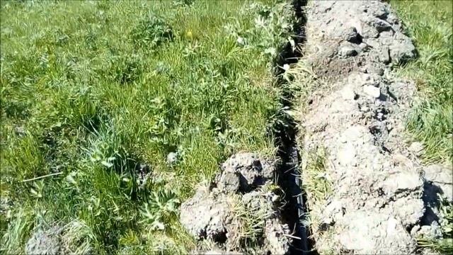 Водопровод на участке...