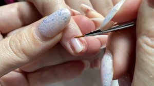 Работа со взлетными ногтями.