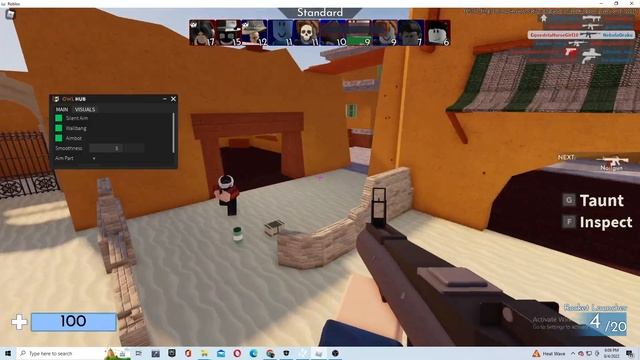 Roblox ARSENAL script for krnl 2022 WORKING смотреть онлайн