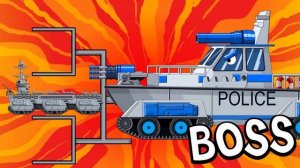 Hybrid Kv-44 vs Monster Truck : World of tanks The monster factory ! Мультики про танки