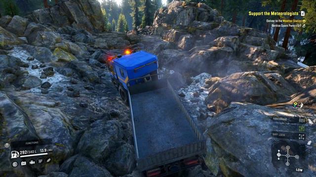 Snowrunner Season 2 Yukon DLC CANADA  Azov 42-20 Antarctic(russia truck) 4k gameplay