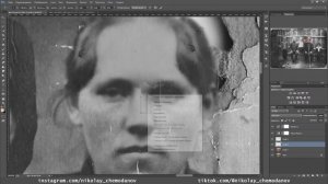 Реставрация фото в фотошопе (часть 1): восстановление лица