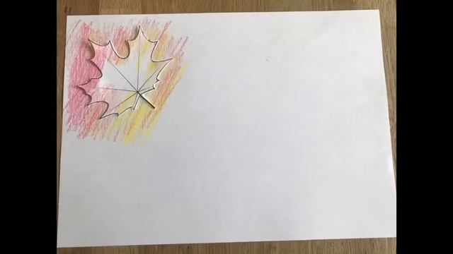 Осенние листья восковыми мелками смотреть онлайн