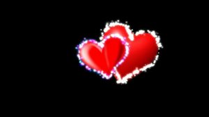 Фон-маска. Два сердечка 1 Background mask. Two hearts 1