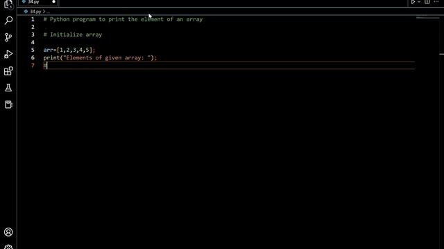 #28 Python Program for Beginners | To Print Elements of an Array смотреть онлайн