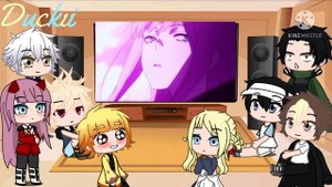 |Anime Characters React!|Kind Of Lazy|Gacha Club|Demon Slayer, Darling in the FRANXX, Bnha, Aot|1/2