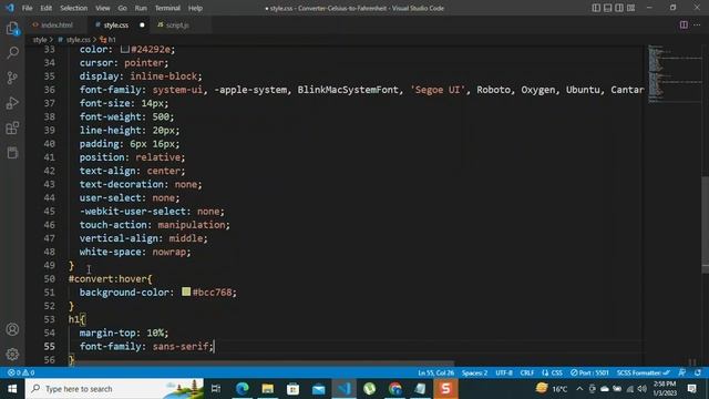 Easy Tutorial: Creating a Temperature Converter Using HTML, CSS, and JavaScript Free Source code