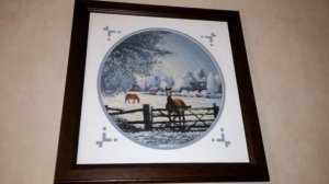 Вышивка крестом. Вышивка у меня дома. Коллекция статуэток.