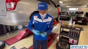 AKEBONO: замена барабанных и дисковых колодок на Toyota Fielder