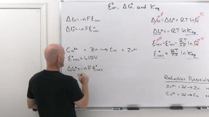 19.6 Cell Potential, Delta G, and the Equilibrium Constant | General Chemistry
