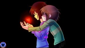 (Dx2000)Undertale Stronger than you- Frisk and chara ( Chara's instrumental as background)