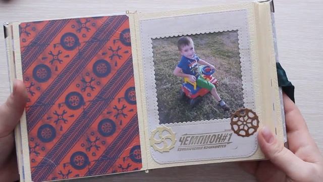 СКРАПБУКИНГ_Альбом ручной работы_мини альбом №2 _Тачки_ _DIY album.mp4 смотреть онлайн